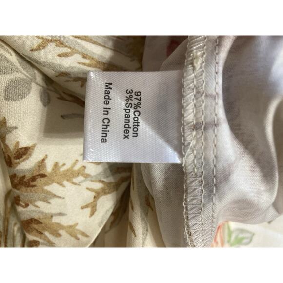 Tuckernuck Sun Faded Floral Crawford Dress Size Large Short Sleeve - Picture 6 of 6